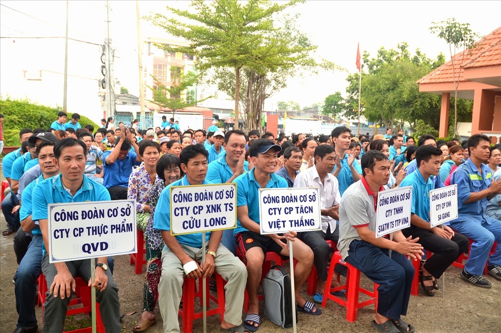 CNLĐ tham dự Tháng Công nhân 2018 tại Đồng Tháp.