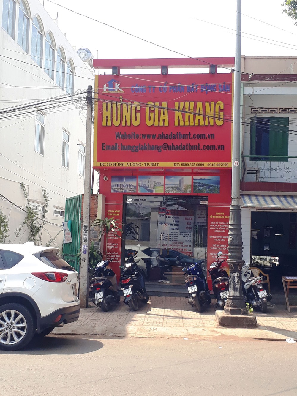 Trụ sở chính của Cty Cổ phần Bất động sản Hưng Gia Khang tại TP. Buôn Ma Thuột, tỉnh Đắk Lắk. Ảnh: ĐÌNH VĂN