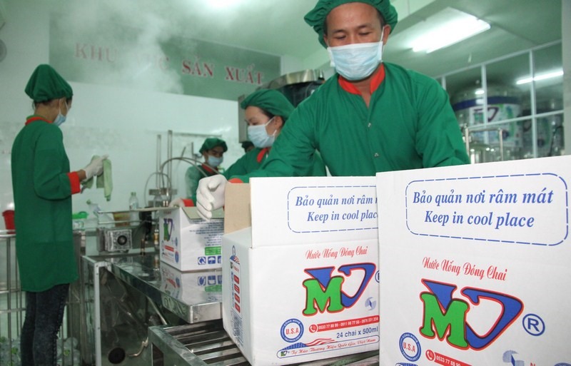 Nước uống MV được đánh giá là sản phẩm tốt, được nhiều người ưu chuộng. Ảnh: HT.