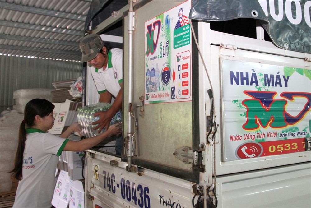 Sản phẩm nước uống MV. Ảnh: HT.