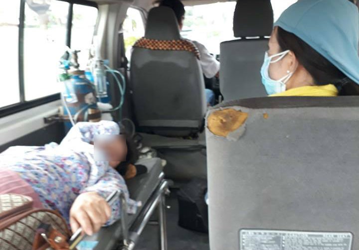Sản phụ được Bệnh việc chuyển về Bệnh viện Từ Dũ (TP HCM) để chữa trị. Ảnh: H.H