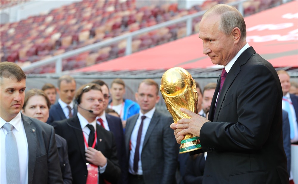 Tổng thống Nga Putin ở lễ khai mạc World Cup 2018