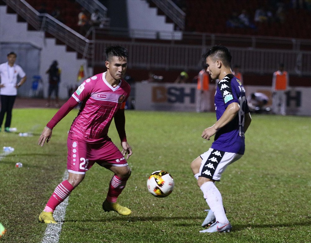 Đánh bại Hà Nội, CLB Sài Gòn làm được điều mà chưa đội bóng nào ở V.League 2018 làm được đển thời điểm này. Ảnh: Q.T