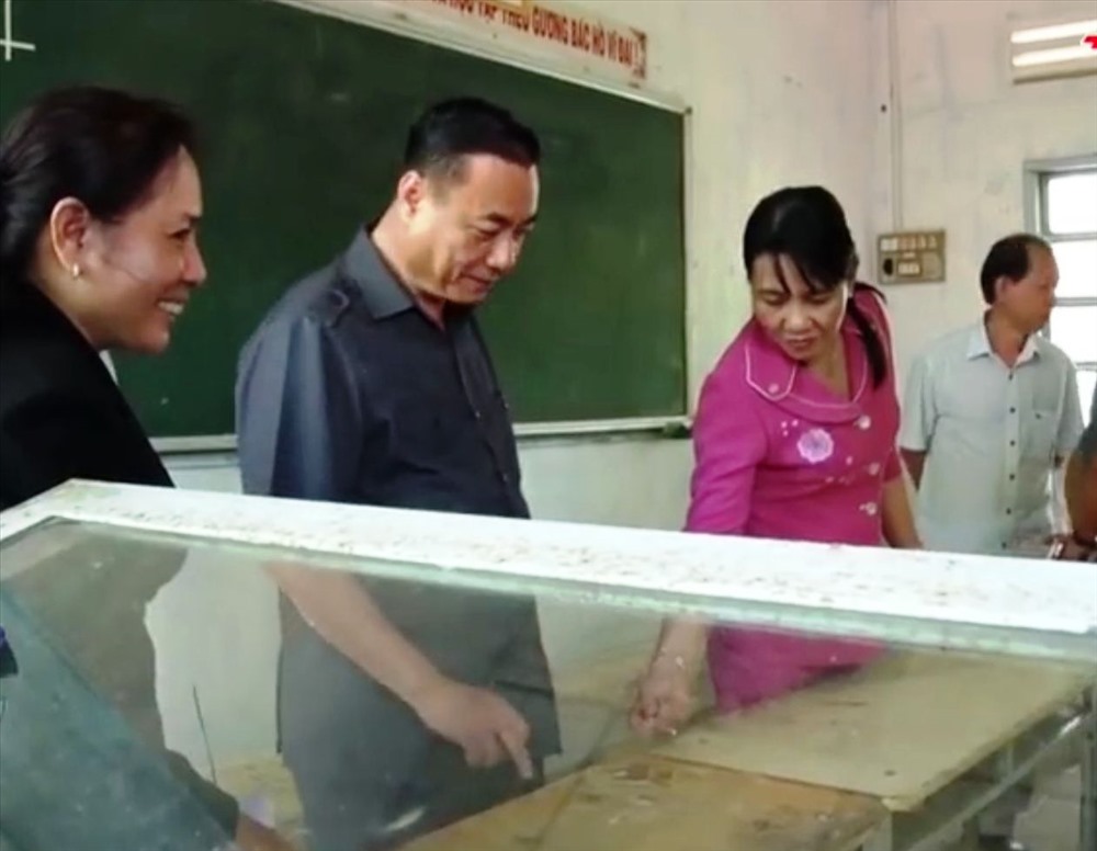 Lãnh đạo tỉnh Hậu Giang kiểm tra điểm thi Trường THPT Lê Quý Đôn tại TX. Ngã Bảy