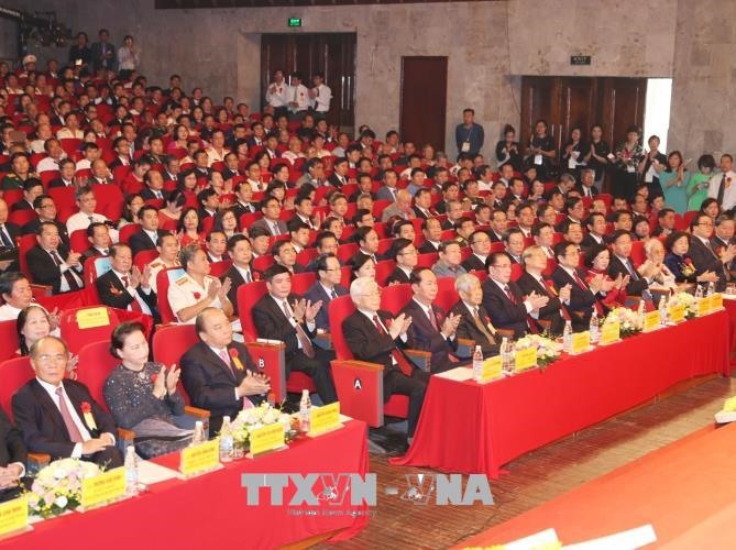 Các đại biểu tham dự Lễ kỷ niệm. Ảnh: Trí Dũng/TTXVN