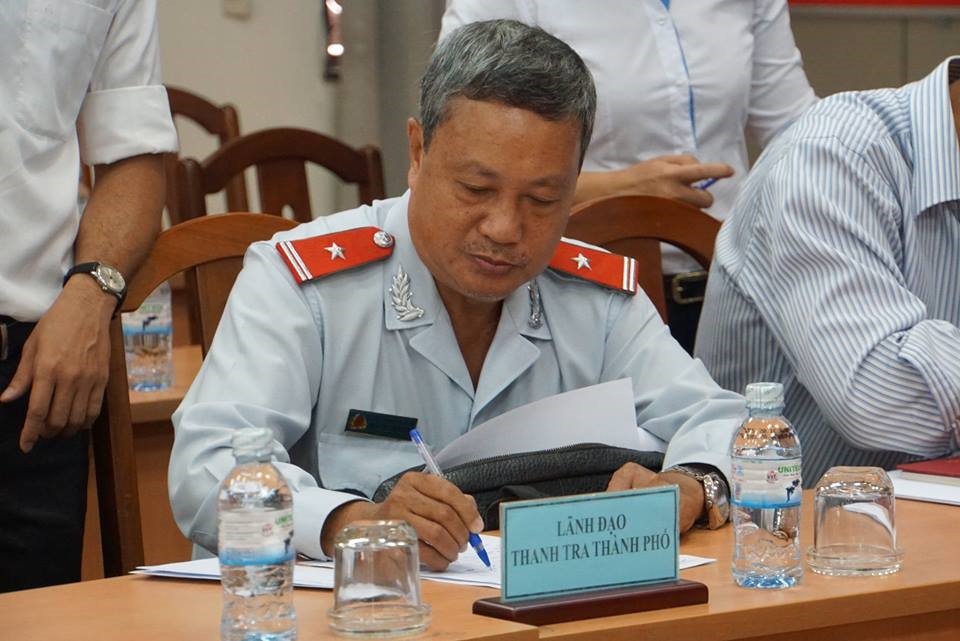 Buổi làm việc có sự tham gia của Thanh tra TP.