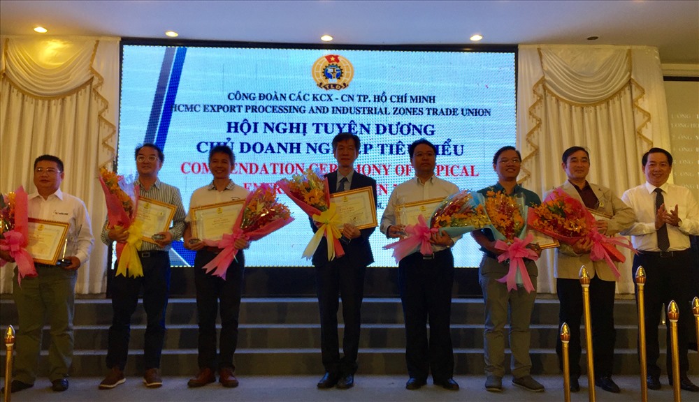 Các chủ DN được tuyên dương đã có nhiều hoạt động chăm lo cho NLĐ