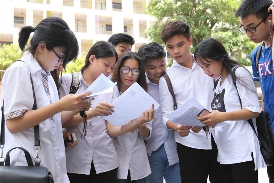 Thí sinh tham gia kỳ thi THPT quốc gia 2018. Ảnh: Hải Nguyễn