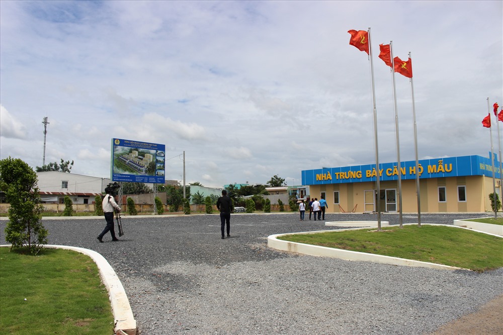 Các căn hộ mẫu cho CNLĐ tham quan.