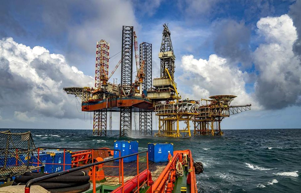 Giàn khoan tự nâng Tam Đảo 03 - Biểu tượng một thời của Vietsovpetro. Ảnh: Vietsovpetro.