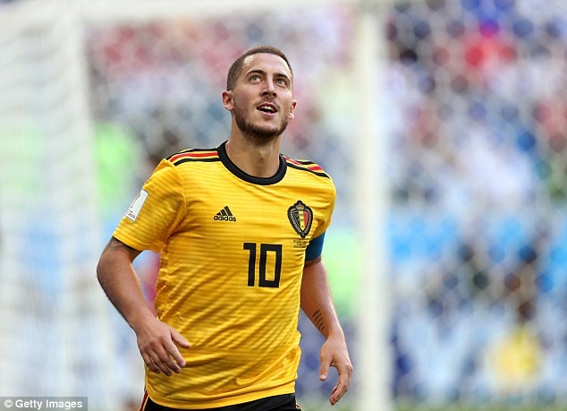 Eden Hazard vừa có kì World Cup tuyệt vời cùng Bỉ. Ảnh: Getty.