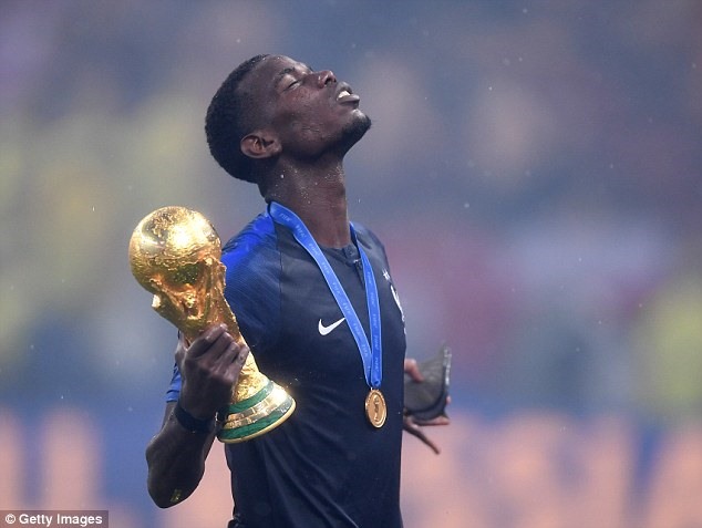 Pogba đang là nhà vô địch thế giới. Ảnh: Getty.