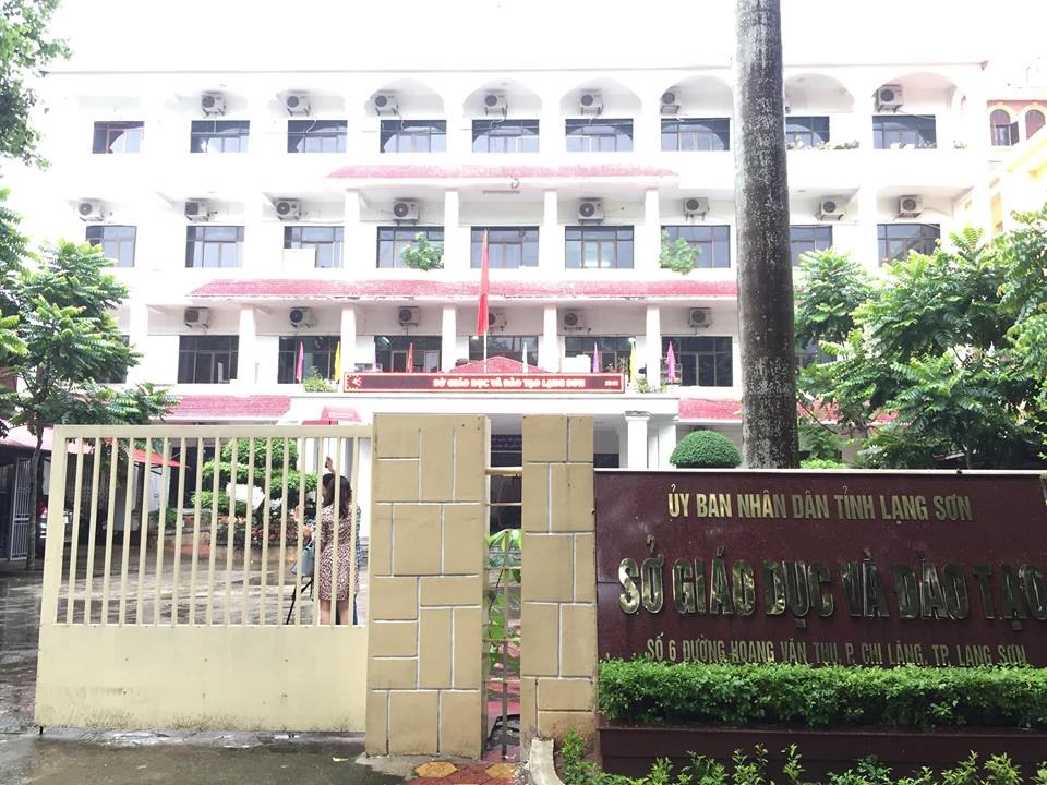 Trụ sở Sở GDĐT tỉnh Lạng Sơn. Ảnh: Nguyễn Hà