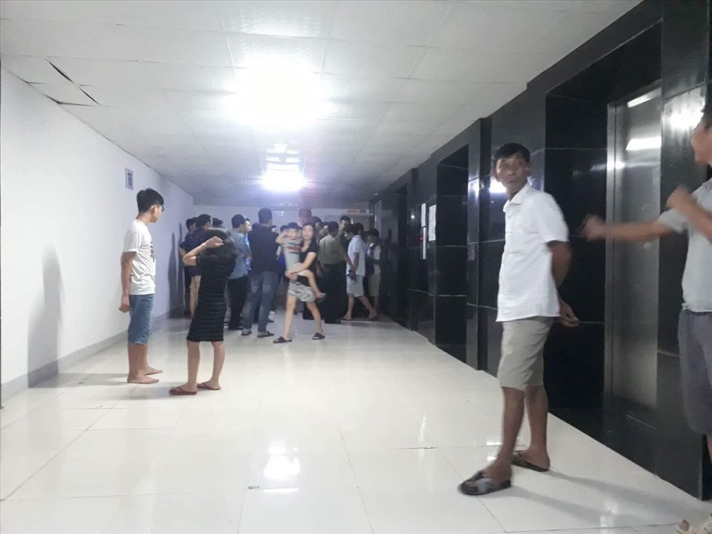 Bên trong tòa nhà nơi xảy ra sự việc đau lòng.