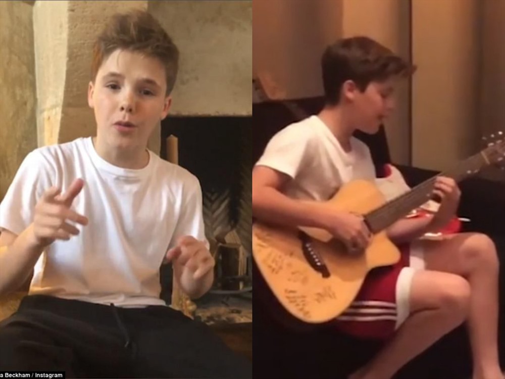 Quý tử nhà Beckham đang trên đà trở thành Justin Bieber thứ hai Vượt qua những tranh cãi, Cruz Beckham chính thức mở tài khoản Instagram và chia sẻ những đoạn clip cover của mình. Quý tử nhà Beckham đang trên đà trở thành Justin Bieber thứ hai