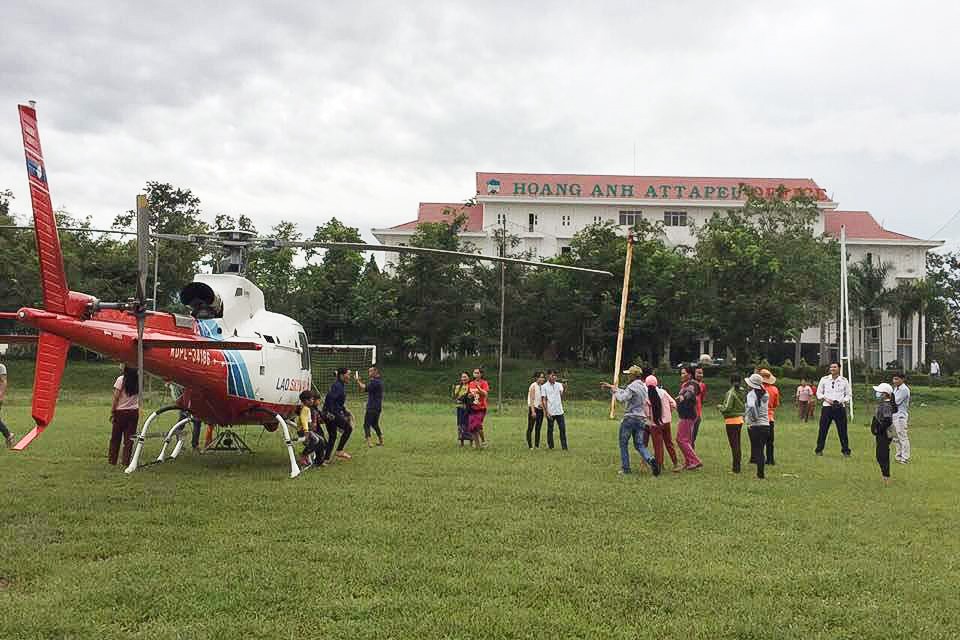 26 công nhân được đưa đến Nông trường Hoàng Anh Attapeu. Ảnh: Hoàng Anh Gia Lai