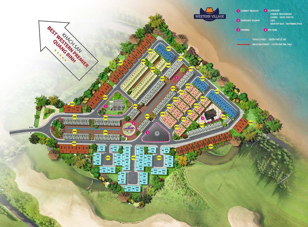 Western Village mang đến nhiều sản phẩm độc đáo, hiếm có cho thị trường bất động sản nghỉ dưỡng