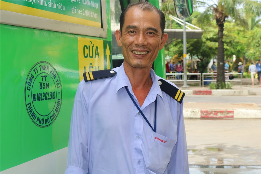 Anh Hồ Quốc Dũng, tài xế xe buyt luôn biết trân quý cái nghề mình đã chọn và gắn bó.