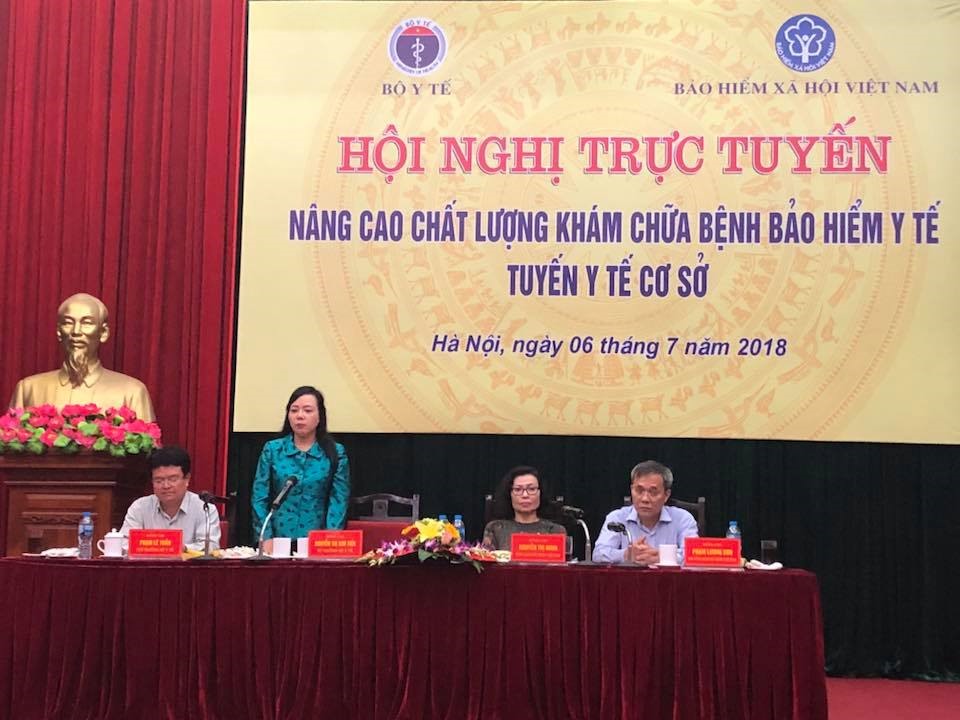 LaÌƒnh Ä‘aÌ£o BÃ´Ì£ Y tÃªÌ vaÌ€ BHXH ViÃªÌ£t Nam chuÌ‰ triÌ€ hÃ´Ì£i nghiÌ£. AÌ‰nh: BYT