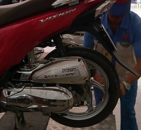 Vành xe bị biến dạng