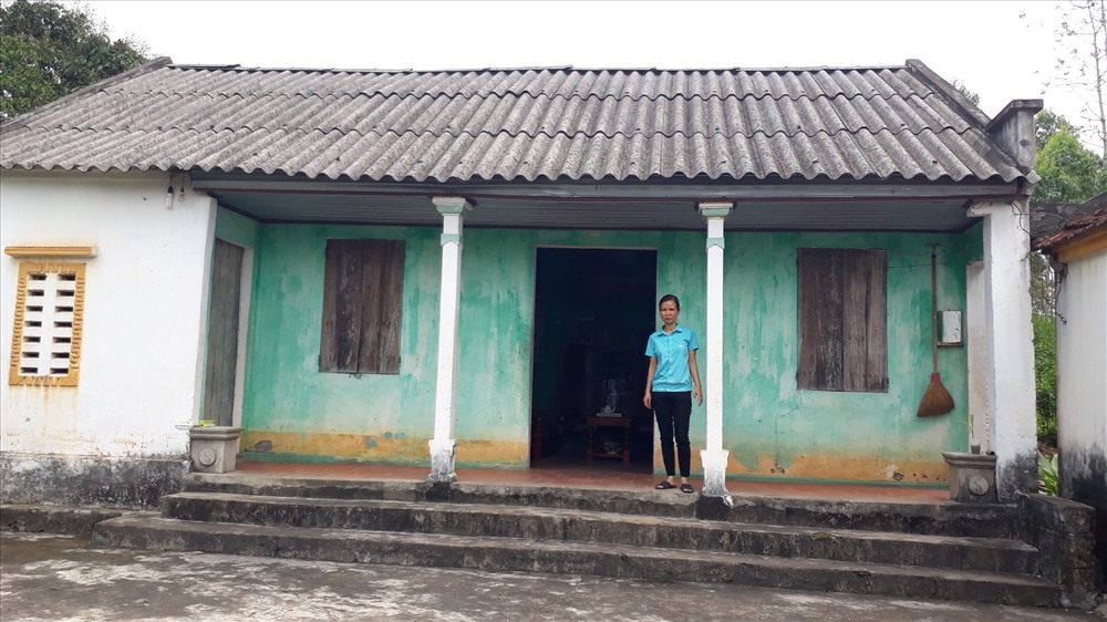 Ngôi nhà cũ của gia đình chị Tú.