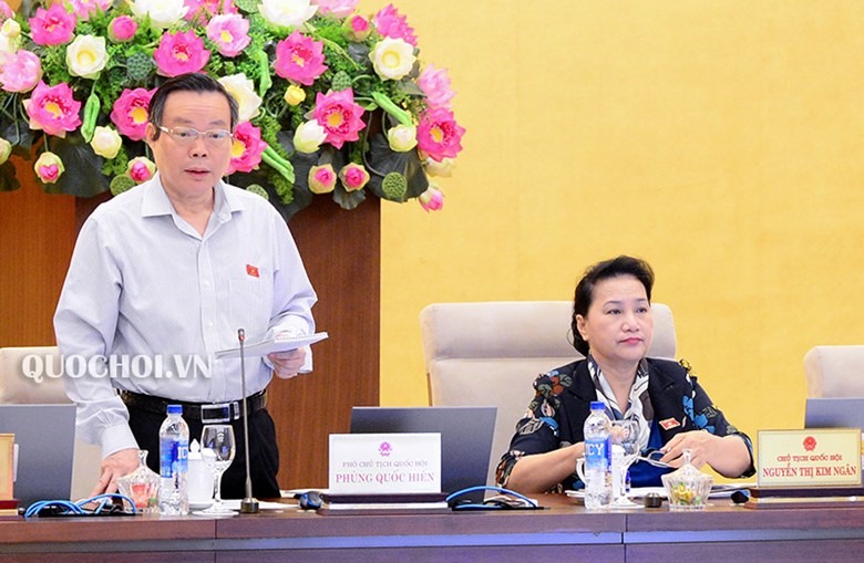 Phó Chủ tịch Quốc hội Phùng Quốc Hiển. Ảnh Q.H