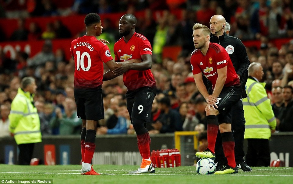 Cả Lukaku và Rashford đều thi đấu dưới sức. Ảnh: Reuters.
