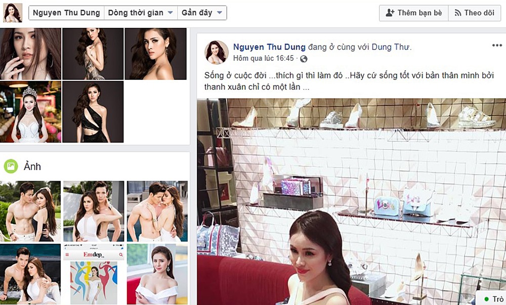 Dòng trạng thái đầy “ý tứ” ngay khi đang gây ra xìcăngđan bởi những ảnh chụp phản cảm tại Đà Lạt.