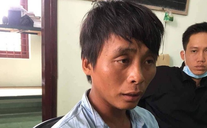 Đăng Khoa sau khi bị bắt.