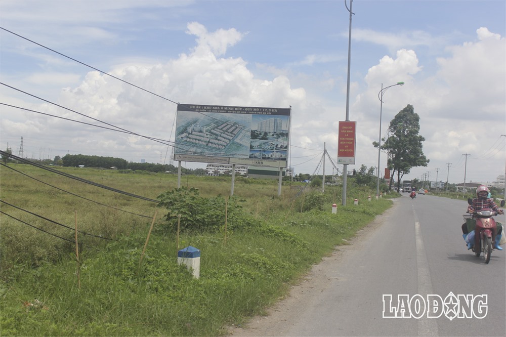 Tình cảnh nhiều dự án khác tại Mê Linh, Hà Nội cũng rơi vào tình trạng tương tự.