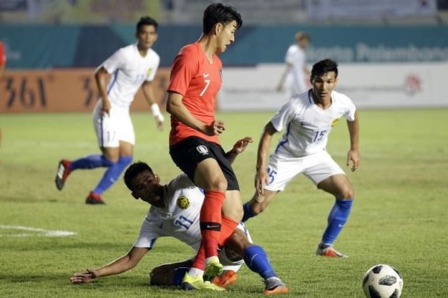 U23 Hàn Quốc thua sốc U23 Malaysia. Ảnh: The Star