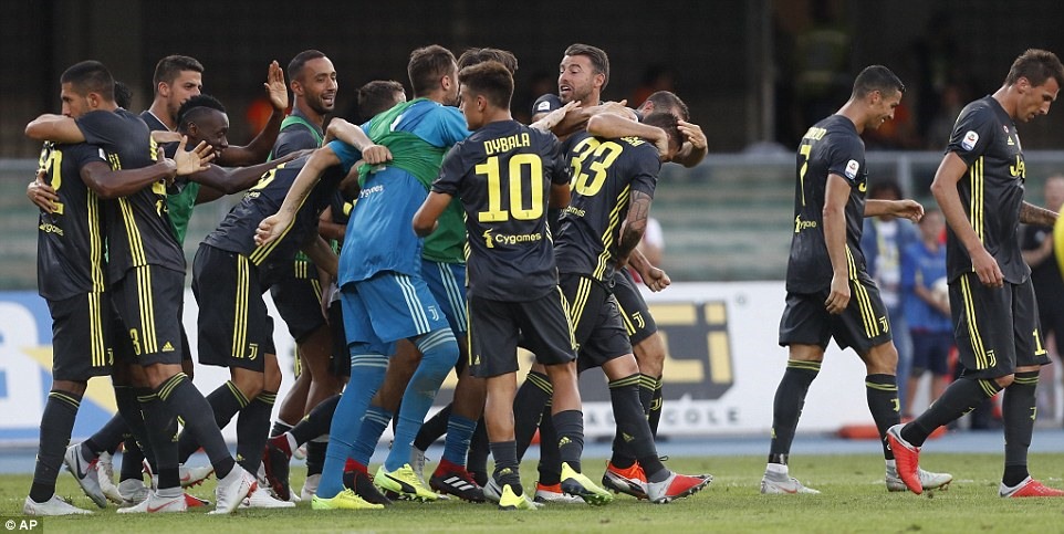 Juventus đã có khởi đầu thuận lợi dù rất khó khăn. Ảnh: AP.