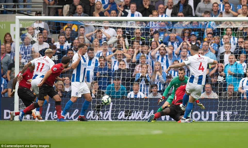 Duffy tiếp tục trừng phạt sai lầm của hàng thủ đối phương. Ảnh: Getty.