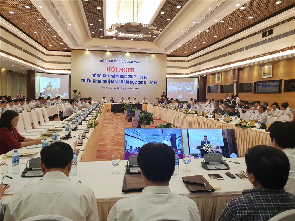 Hội nghị được tổ chức trực tuyến tại 63 tỉnh thành. Ảnh: HN