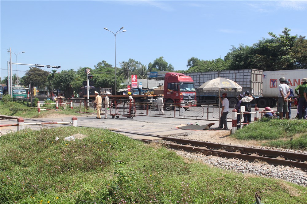 Hiện trường vụ tai nạn. Ảnh: Đ.V