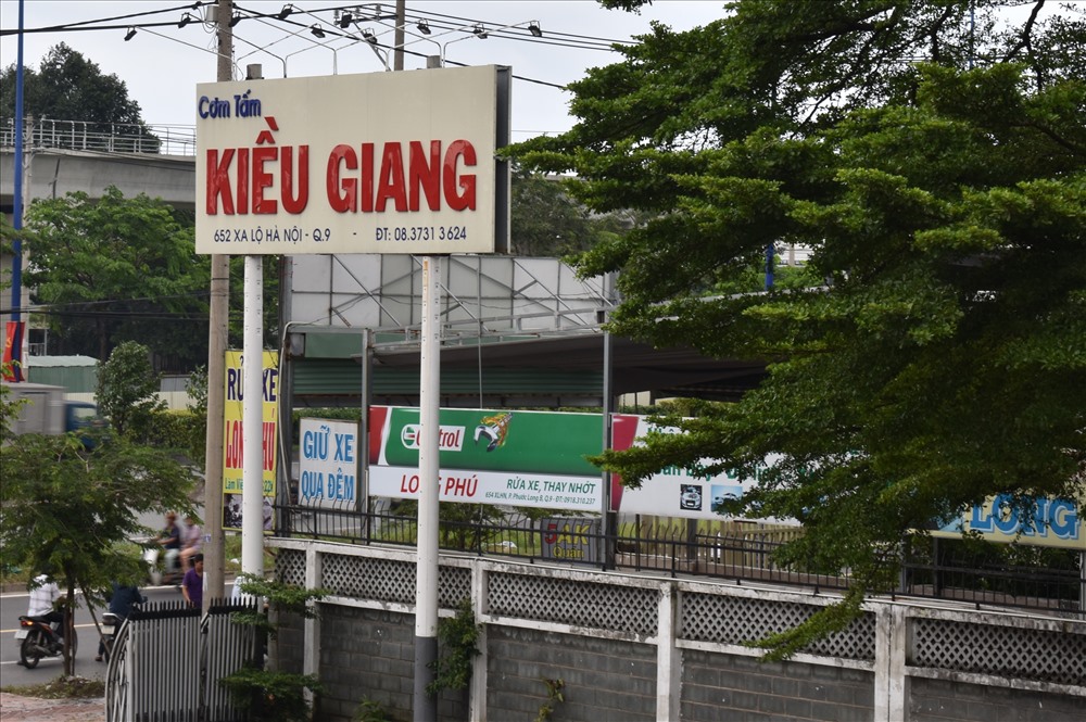Quán cơm tấm Kiều Giang, nơi phát hiện hàng loạt sai phạm trong vệ sinh ATTP
