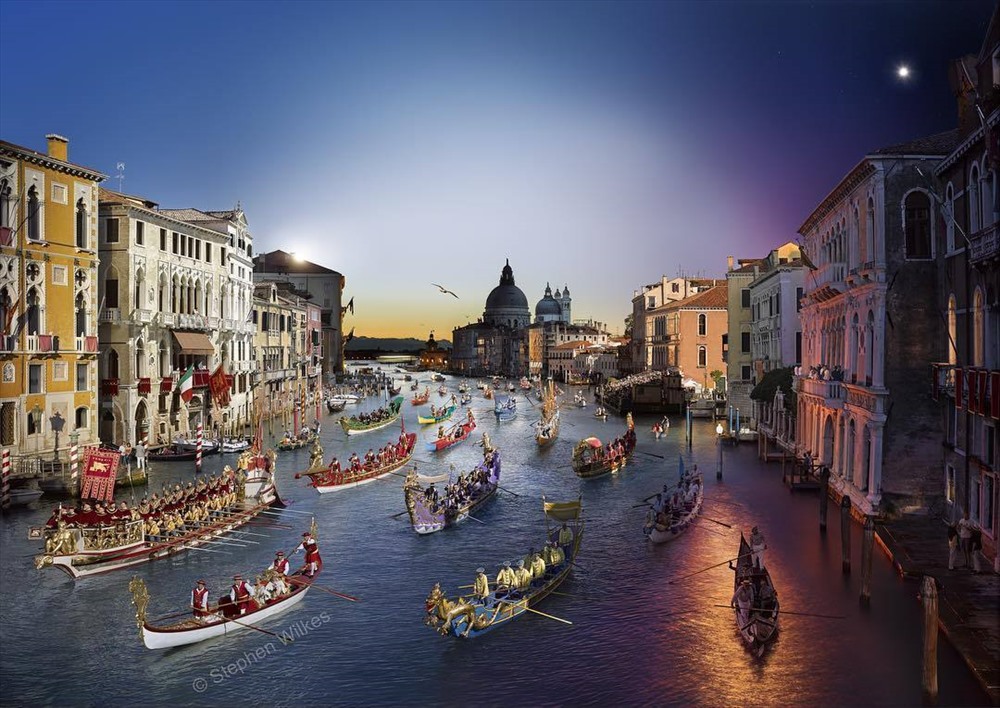 Lễ hội đua thuyền quý tộc rực rỡ màu sắc ở Italia - 2