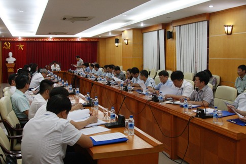 Buổi công bố quyết định thanh tra ngày 3.8. Ảnh: TTCP