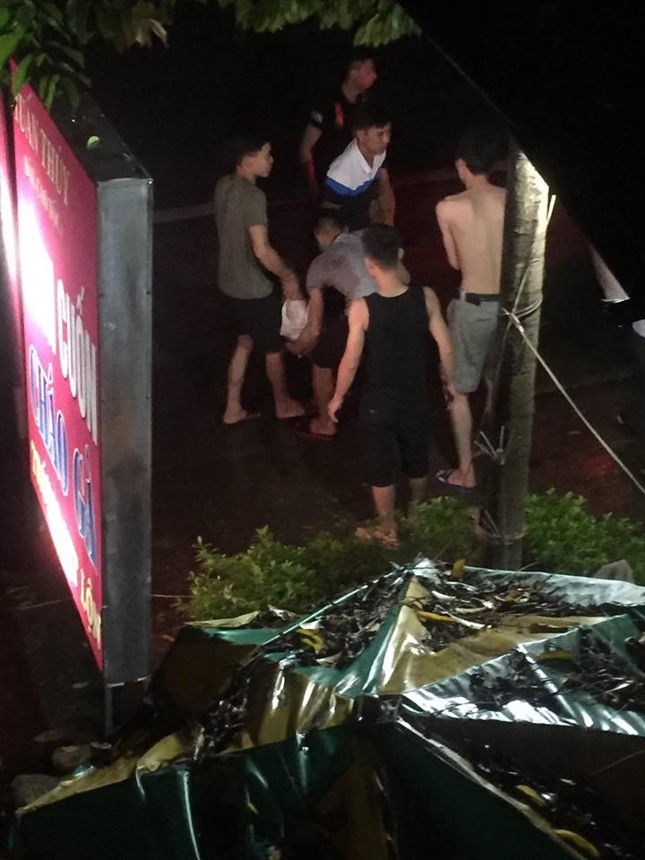Hiện trường sự việc.