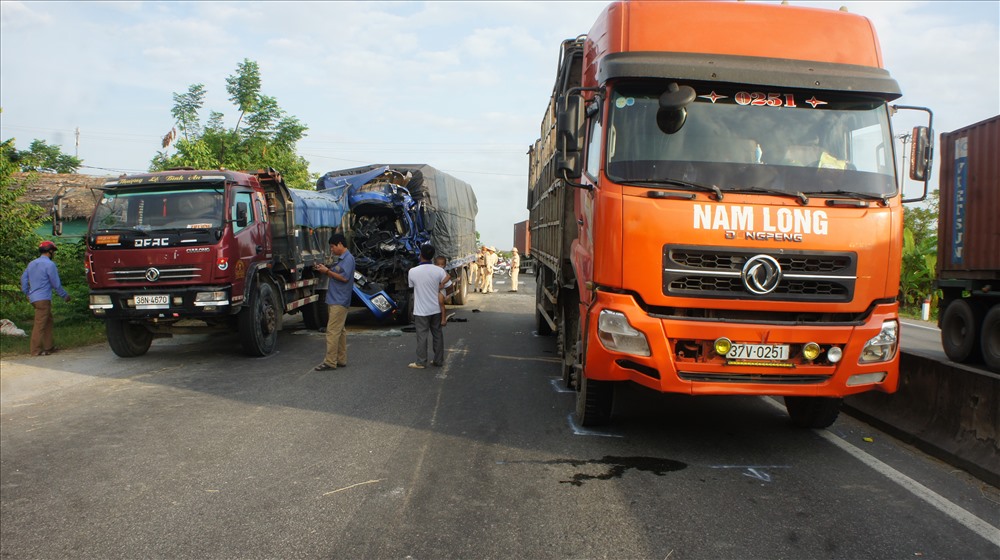 hiện trường vụ tai nạn