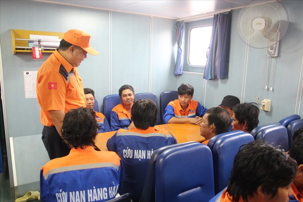 Các thuyền viên được cứu nạn thành công