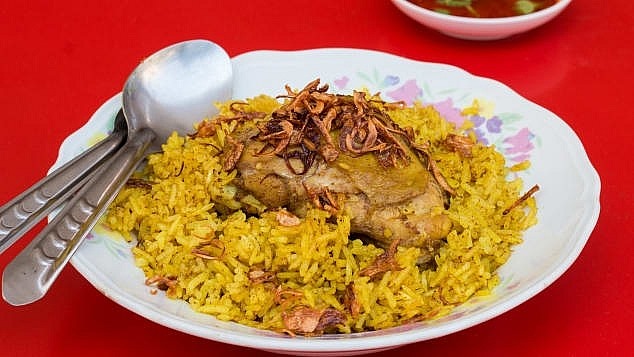 Món Kao Mok Gai có vị rất cay.