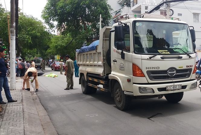 Hiện trường vụ tai nạn. Ảnh: Tiền Phong