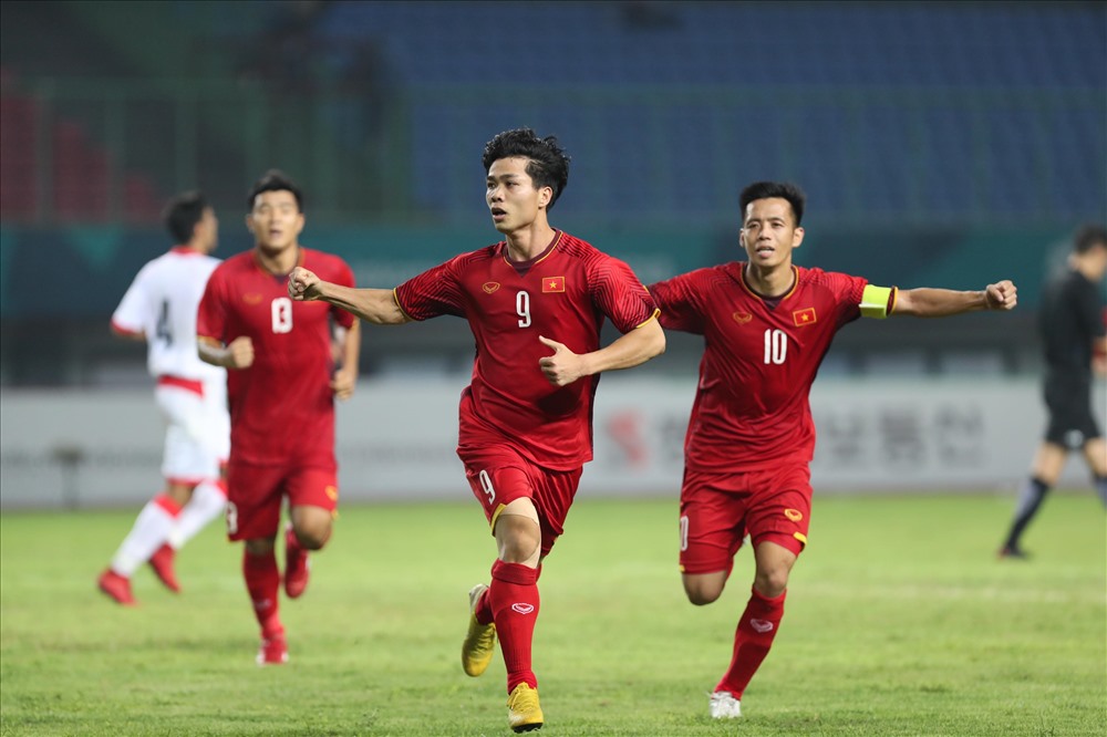 Công Phượng và hàng công U23 Việt Nam được trang chủ AFC đánh giá cao về khả năng săn bàn. Ảnh: Đ.Đ