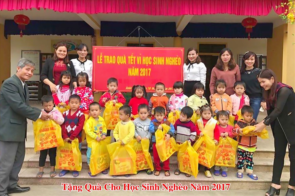 Công đoàn Trường MN Xuân Mỹ tổ chức tổ chơi cho các cháu