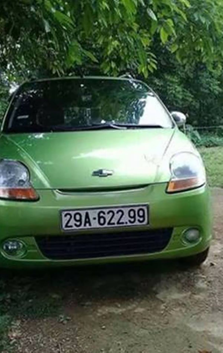 Chiếc xe ô tô của nạn nhân được công an thu hồi sau khi nghi phạm mang đi cầm cố.
