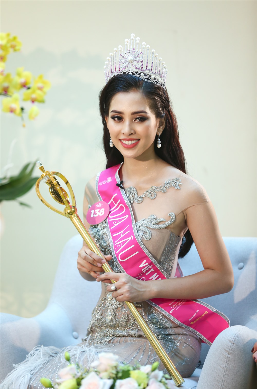 Tân Hoa hậu Việt Nam Trần Tiểu Vy.