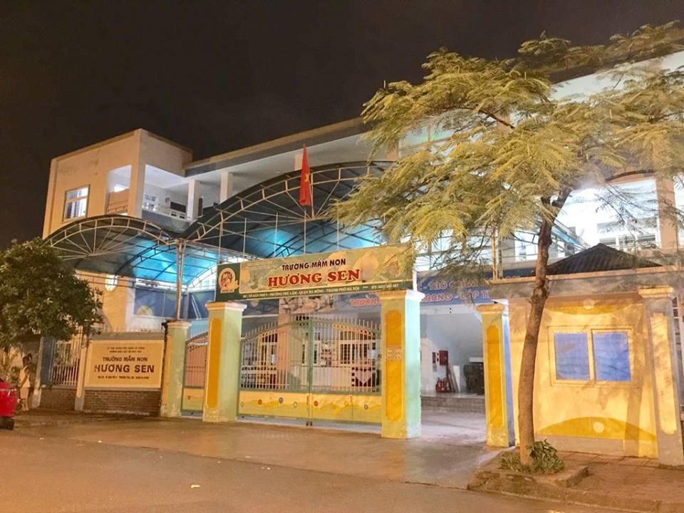Trường mầm non Hương Sen - nơi có phụ huynh phản ánh về cách triển khai chương trình có phần “khác lạ” với tinh thần tự nguyện. Ảnh: Nguyễn Hà