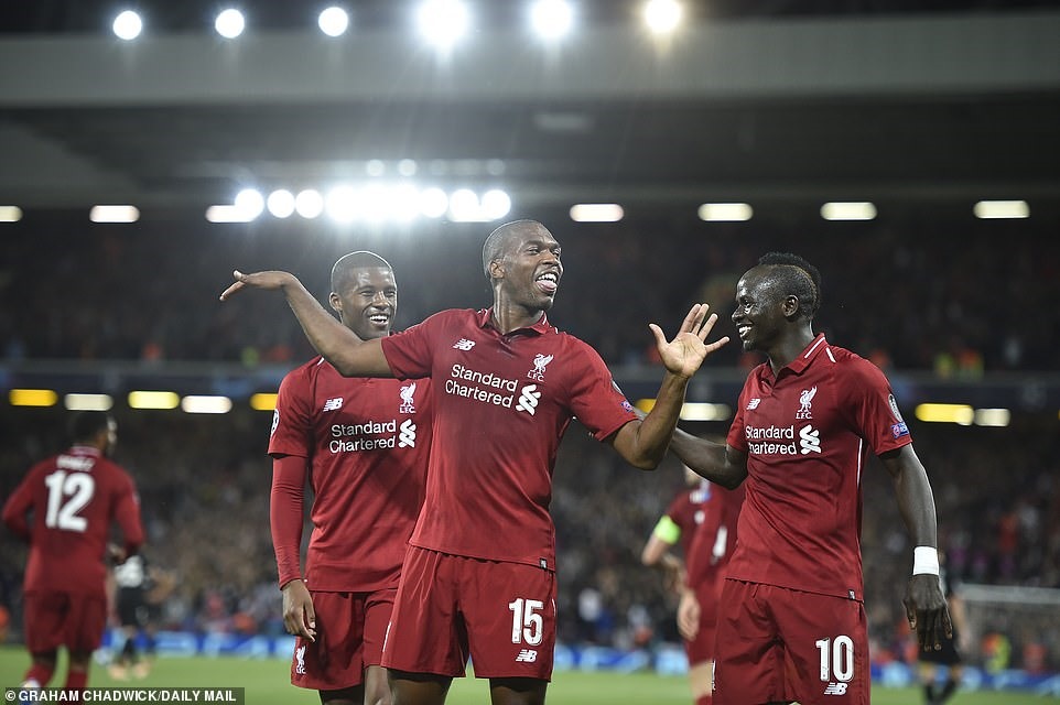 Sturridge với điệu ăn mừng quen thuộc. Ảnh: Getty.