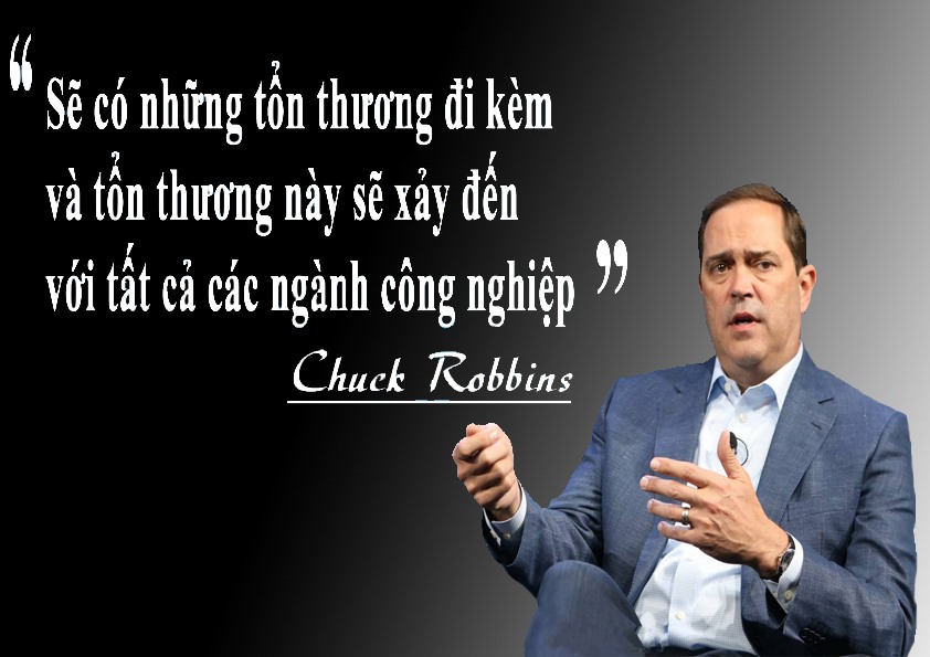 Chuck Robbins - CEO Cisco cho rằng thuế quan sẽ có tác động “đáng kể” đối với nhiều sản phẩm cốt lõi của công ty. “Chúng ta cần phải đến một nơi trên thế giới mà ở đó có thương mại cởi mở, công bằng”, ông Robbins nói.